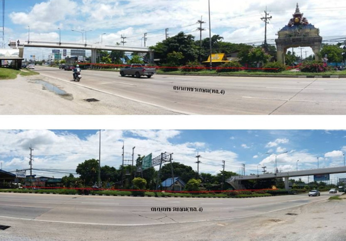 Land for sale next to Phetkasem Road, Nakhon Chai Si District, Nakhon Pathom Province. Land for sale next to Phetkasem Road, Nakhon Chai Si District, Nakhon Pathom Province.