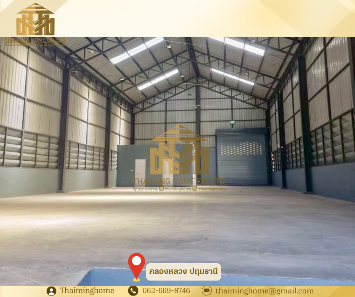 For rent: dark purple factory, 345 sq m, and office 24 sq m, Khlong Luang, Pathum Thani – รูปที่ 3