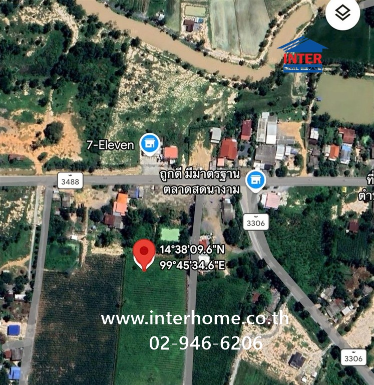 ที่ดินเปล่า 600 ตร.ว. ที่ดิน ใกล้เทศบาลตำบลเลาขวัญ ถนนทางหลวงหมายเลข3306 เลาขวัญ กาญจนบุรี – รูปที่ 2