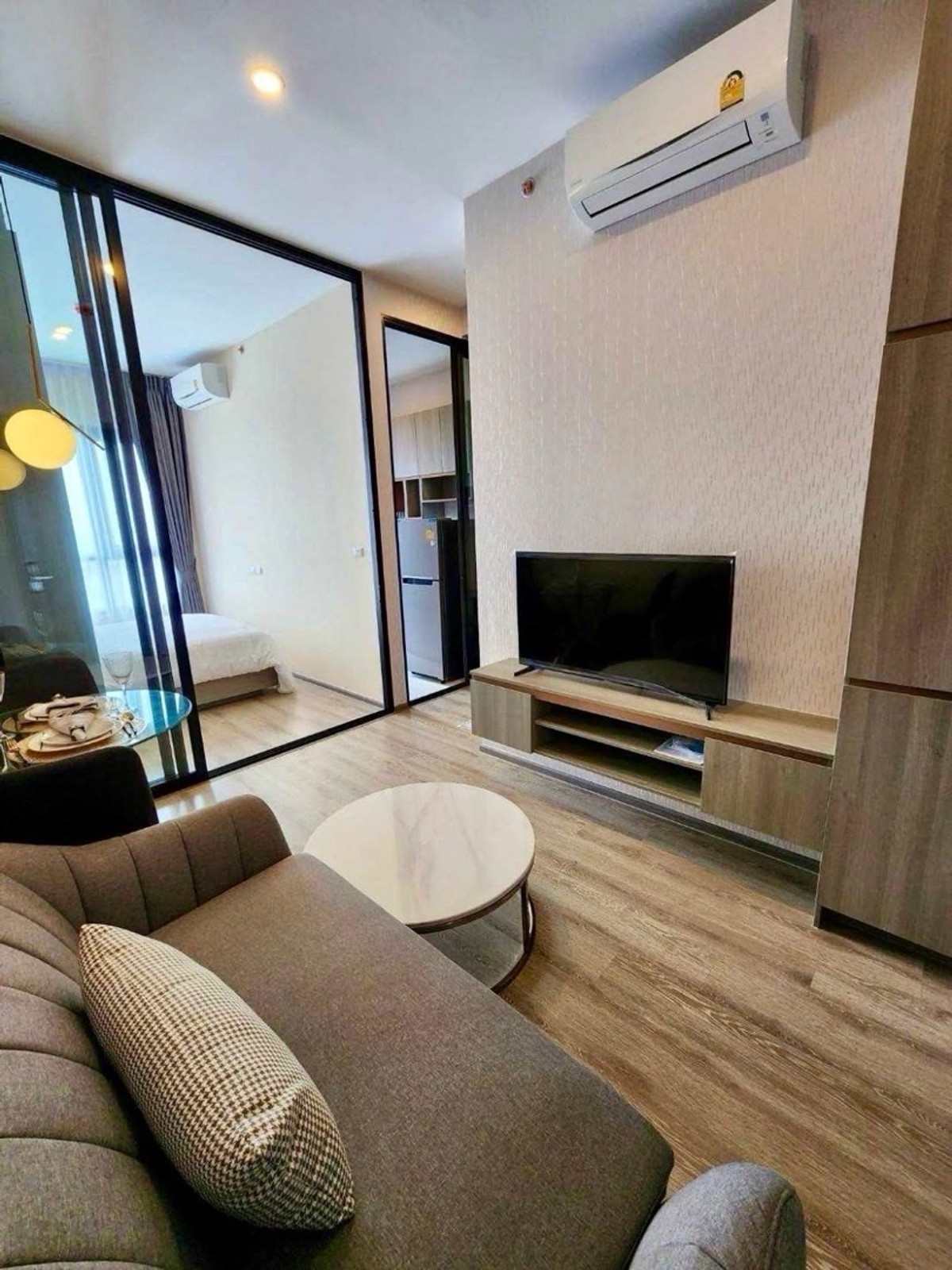 For Rent :🔥Knightsbridge Prime Onnut 1ห้องนอน 1ห้องน้ำ ห้องสวย เฟอร์นิเจอร์ครบ พร้อมเข้าอยู่ – รูปที่ 3