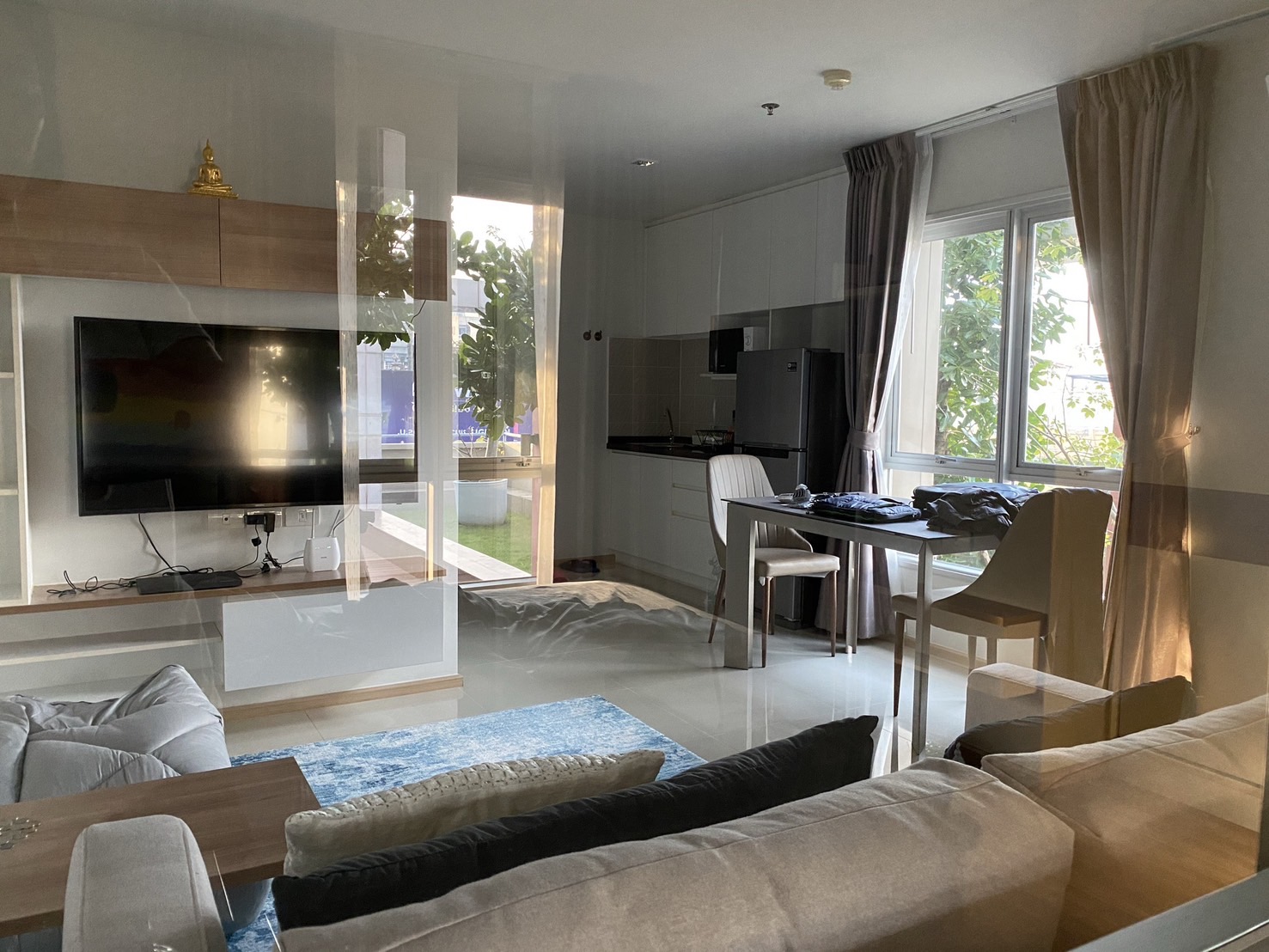 Rich Park @ Taopoon Interchange Condo ห้องมุมสวย ชั้น 5 ด้านหลังเป็น สวน สระว่ายน้ำ ฟิตเนส   – รูปที่ 2