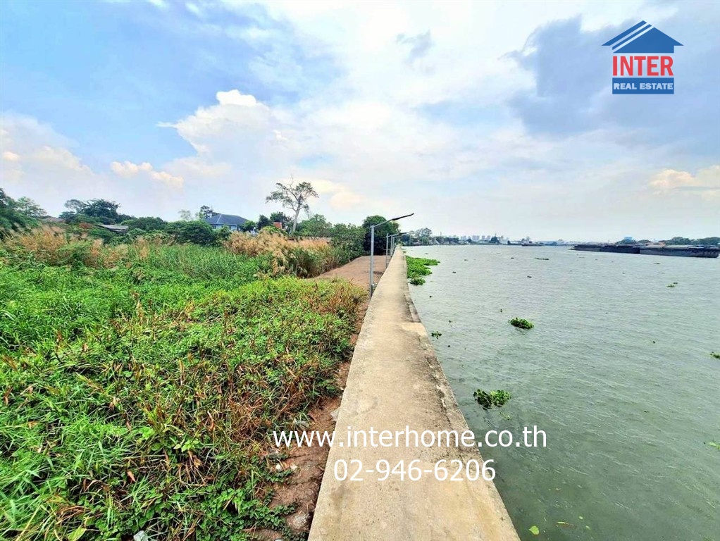 ที่ดินเปล่า 3 ไร่ 263.9 ตร.ว. ที่ดินติดแม่น้ำเจ้าพระยา เมืองปทุมธานี ใกล้วัดเทียนถวาย ถนนบางบัวทอง-บางพูน(เส้น345) เมืองปทุมธานี ปทุมธานี – รูปที่ 4