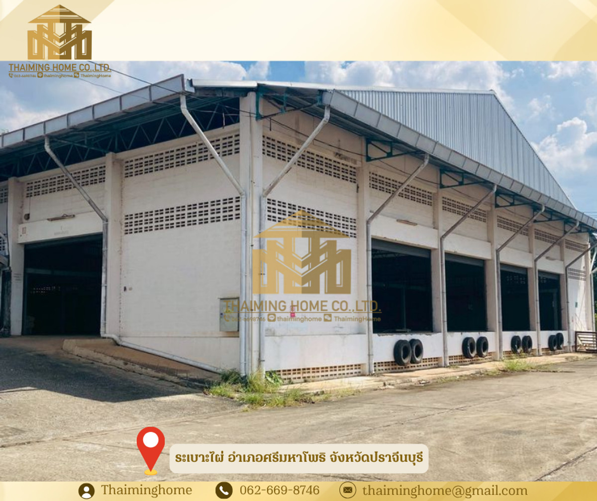 Warehouse for rent 1050 square meters, Prachinburi, Si Maha Phot, Ra Pha Phai (TW8-10626) – รูปที่ 2