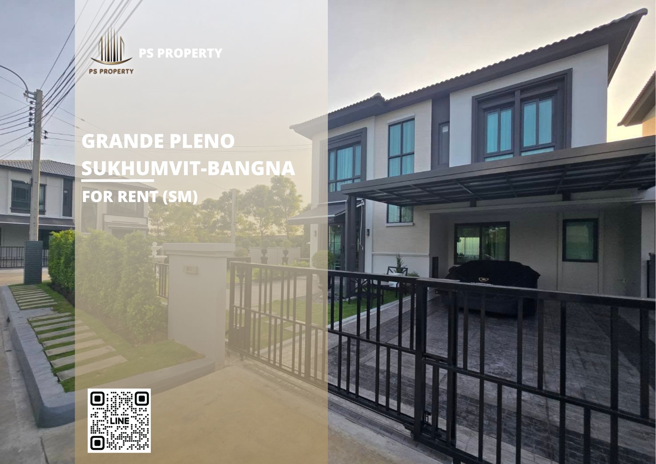 Detached house for rent 📍 Grande Pleno Sukhumvit-Bangna 📍 3 bedrooms, 4 bathrooms, fully furnished and equipped with appliances. Detached house for rent 📍 Grande Pleno Sukhumvit-Bangna 📍 3 bedrooms, 4 bathrooms, fully furnished and equipped with appliances.