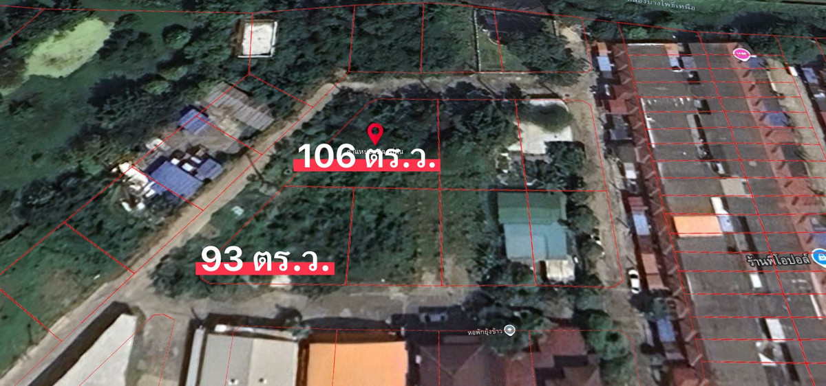 Selling cheap, below appraised price, 2 plots of empty land, 199 square meters, Baan Kritsana 2 project, Pathum Thani-Sam Khok-Sena #LB122 – 001197 – รูปที่ 2