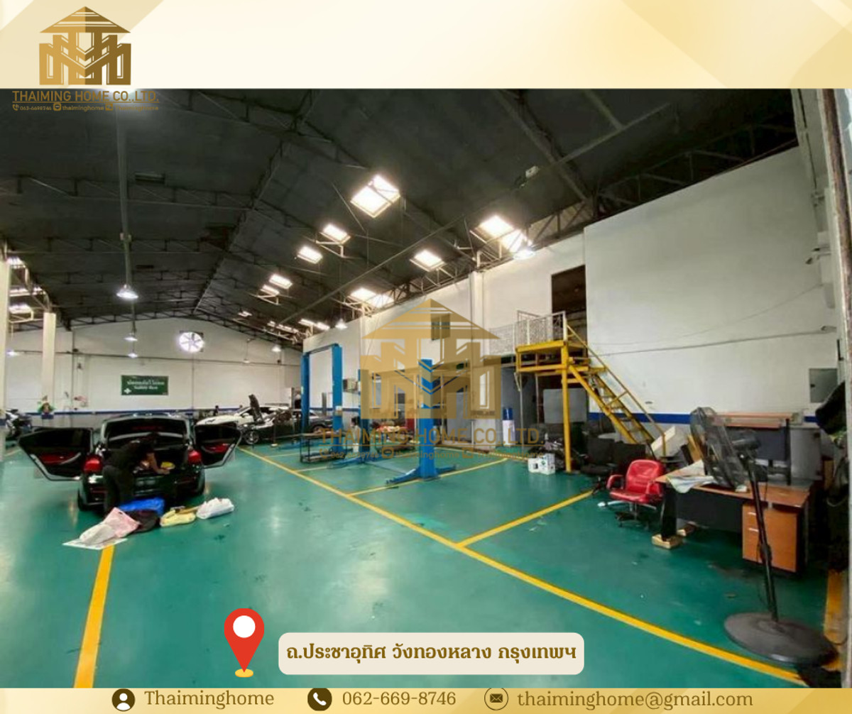 Showroom for rent with built-in service center, 1 and a half rai, over 3000 sq m, Mengjai Pracha Uthit (TW8-14426) – รูปที่ 3