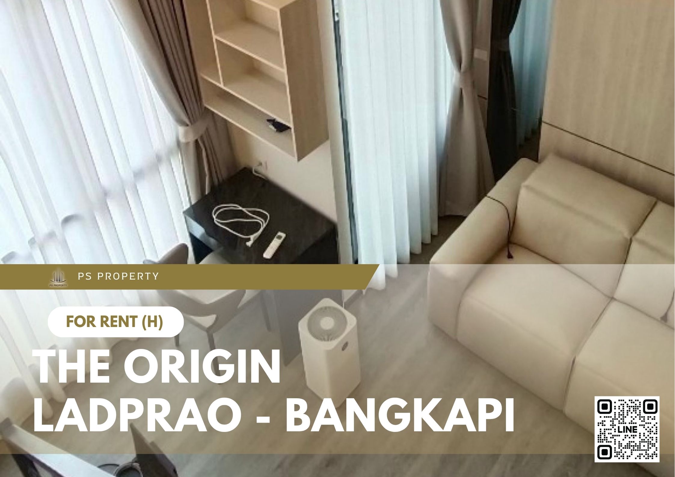 ให้เช่า 🔥 THE ORIGIN LADPRAO - BANGKAPI 🔥 เฟอร์นิเจอร์ และ เครื่องใช้ไฟฟ้าครบ ใกล้ MRT 