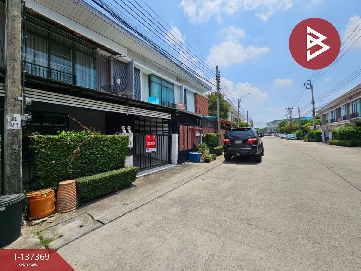 Townhouse for sale Pruksa Ville Village 65/1 Srisamarn Pak Kret Nonthaburi Townhouse for sale Pruksa Ville Village 65/1 Srisamarn Pak Kret Nonthaburi