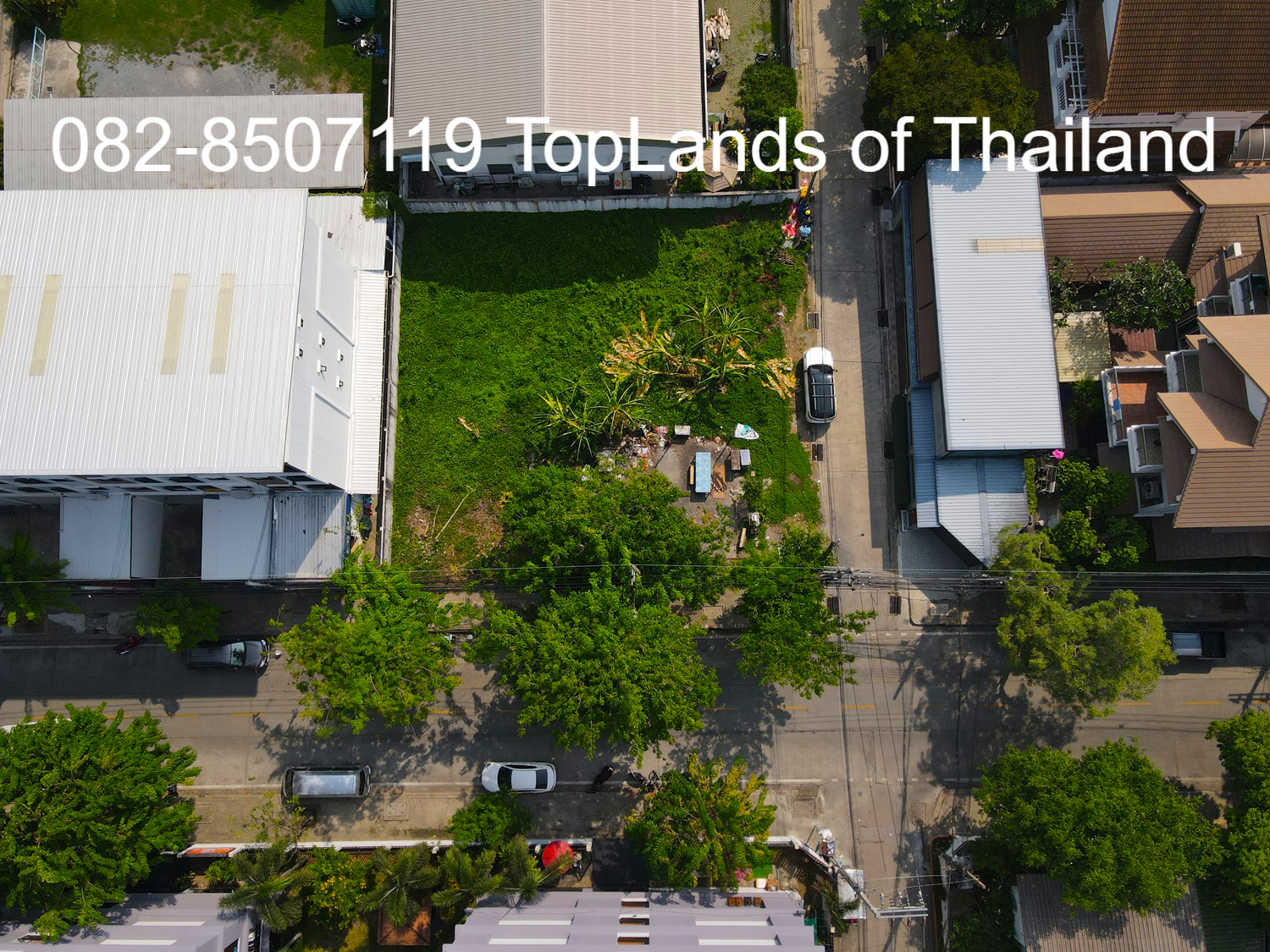 Land for sale, Lat Phrao, near university (suitable for building a house, office, apartment and condominium) 152 square wah, next to the road on 2 sides, very beautiful. – รูปที่ 4