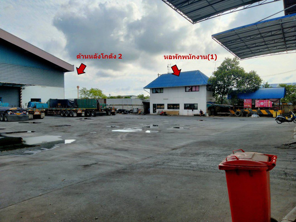 📦 ปล่อยขาย โกดัง 2 หลัง 📏 พื้นที่ 5,000 ตรม, ออฟฟิศ 3 ชั้น, บ้านพักคนงาน เนื้อที่ 7 ไร่ 📍 ติดถนนพระราม 2 กม. 18 สมุทรสาคร – รูปที่ 2