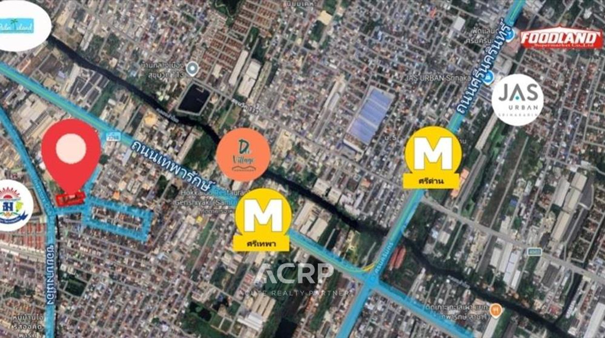 ขายที่ดิน 1-1-75 ไร่ ถนนเทพารักษ์ ซอยหมอเสนอ ใกล้ถนนใหญ่ เพียง 300 เมตร – รูปที่ 2