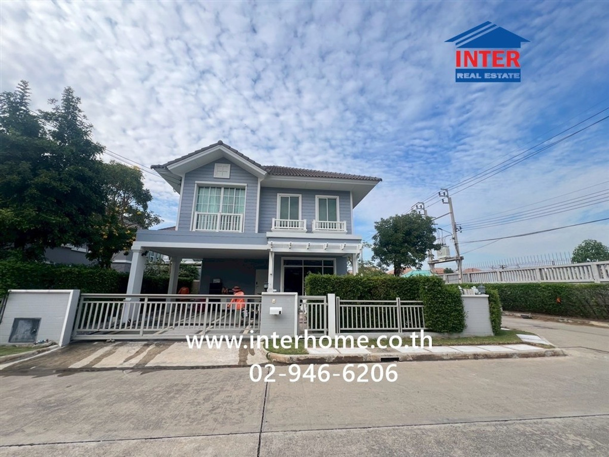 2-story detached house, 55.5 sq m, Burasiri Panya Inthra Village. Near Safari World Soi Liab Khlong Song 20, Khubon Road, Liab Khlong Song Road, Khlong Sam Wa District, Bangkok – รูปที่ 2