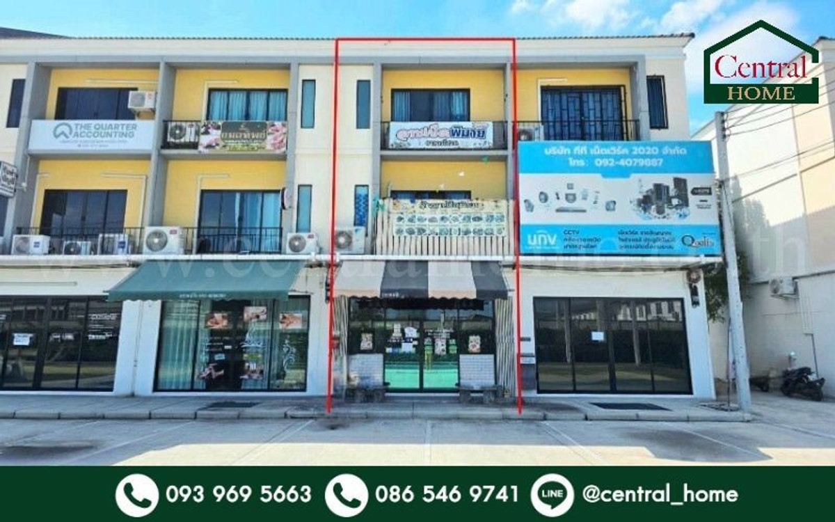 3-story commercial building, The Connect @ Rangsit-Avenue, trading location. 3-story commercial building, The Connect @ Rangsit-Avenue, trading location.