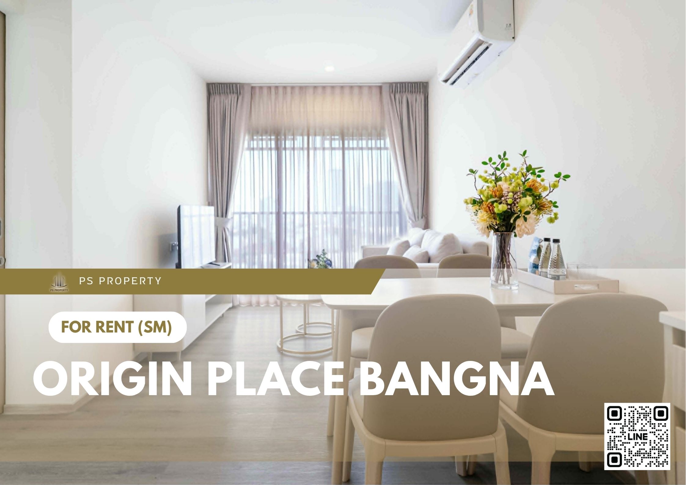 For Rent 🔥 Origin Place Bangna 🔥 Fully furnished with appliances. Near MRT Sri Eiam. For Rent 🔥 Origin Place Bangna 🔥 Fully furnished with appliances. Near MRT Sri Eiam.