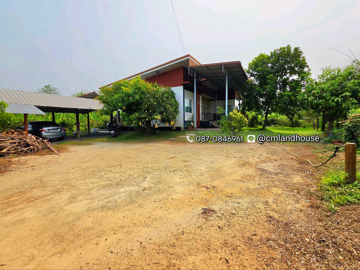 Baan Suan 293 sq m., Mae Faek Subdistrict, San Sai District, near Chedi Mae Krua Market. Near Chiang Mai-Phrao Road, only 300 m., there are buses passing by. – รูปที่ 2