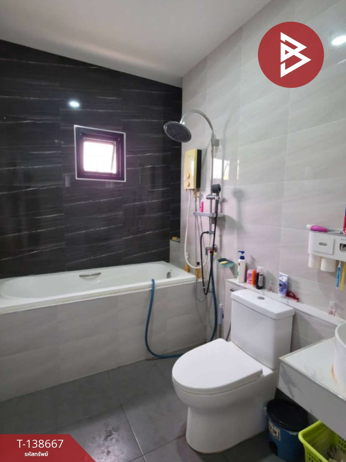 Single-storey detached house for sale, area 1 ngan 4 sq m, Lum Din, Ratchaburi. – รูปที่ 3