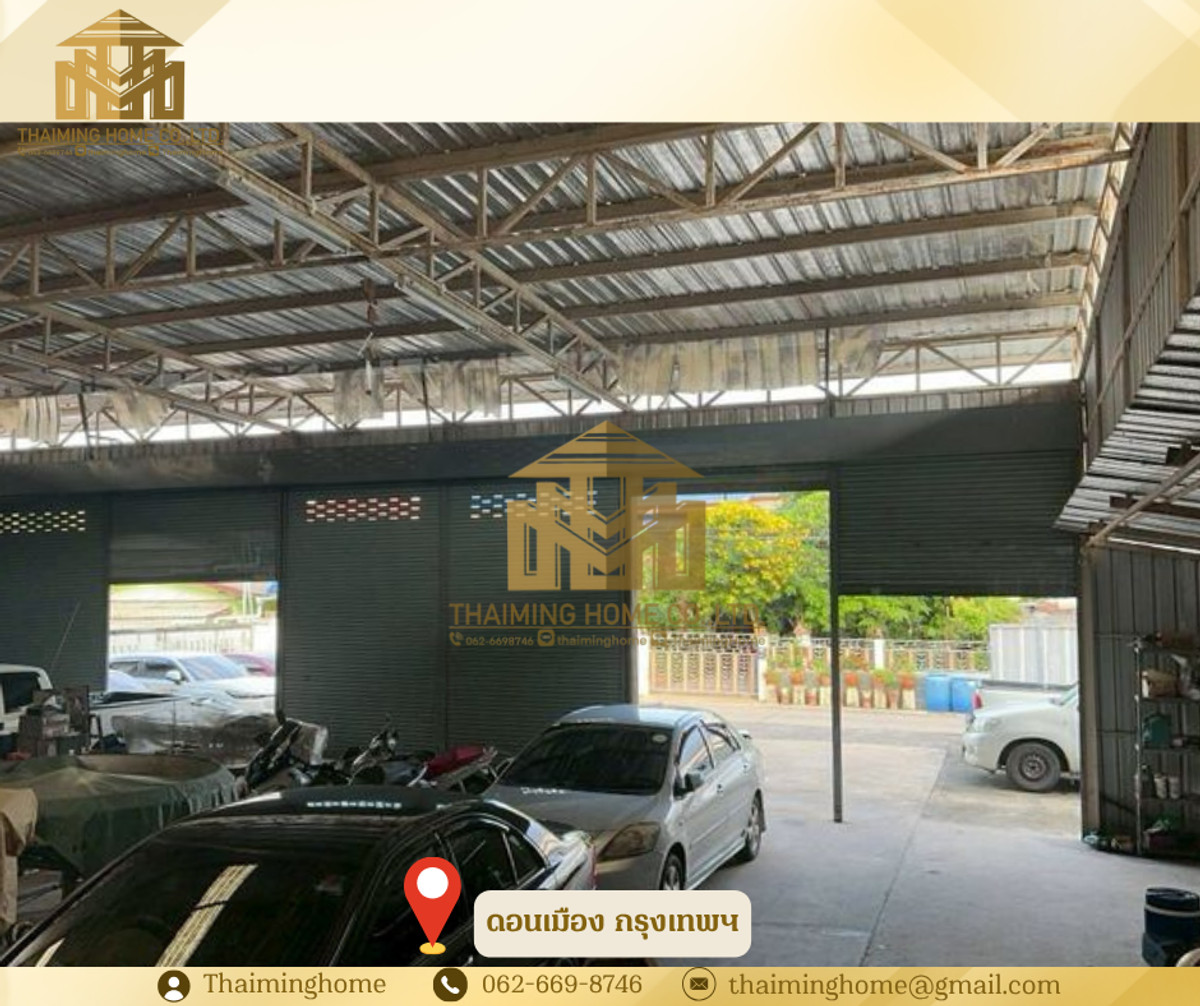 ให้เช่าโกดัง ด่วน 335ตรม ที่จอด 206 ตรม ใกล้สนามบินดอนเมือง 5 นาที (TW8-15526) – รูปที่ 4