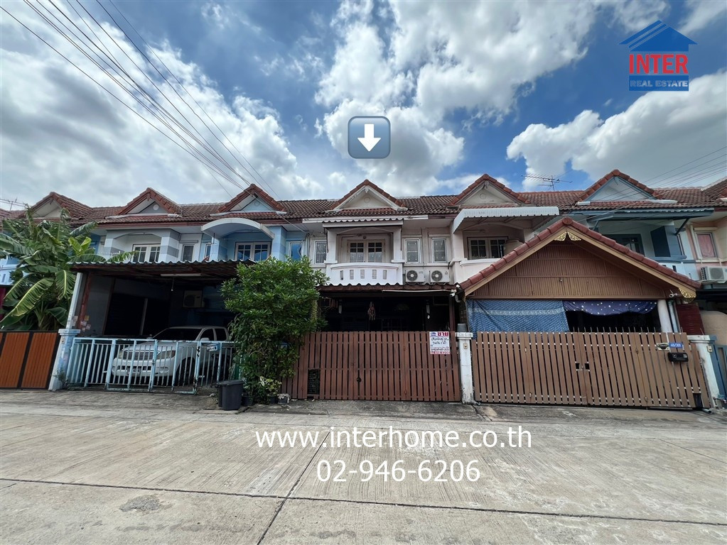 Townhouse, 2 floors, 20 sq m, Mueang Pracha Village, Hathairat 37, Soi Hathairat 37. Hathairat Road Along Khlong Song Road, Khlong Sam Wa District, Bangkok