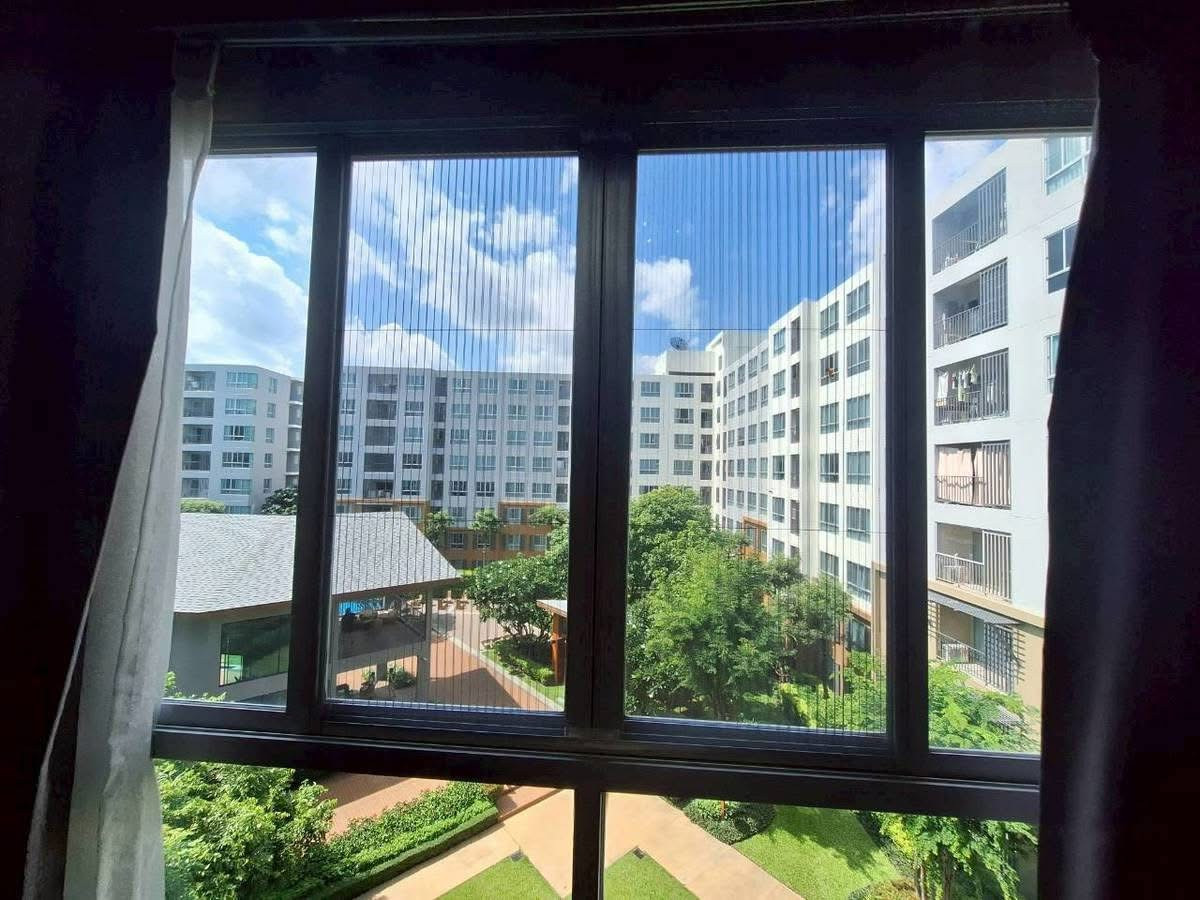 For rent D Condo Nim (vacant and ready to move in) size 32 sq m, 5th floor, garden view.