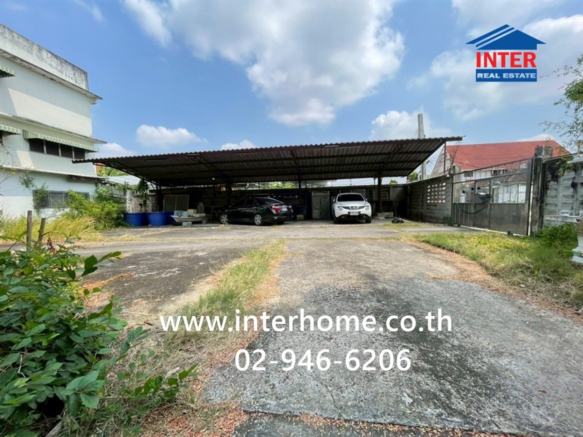 2-story detached house + office building, 487 sq m. Detached house + office building, near the Metropolitan Electricity Authority. Soi Nuanchan 16, Nawamin Road, Nuanchan Road, Bang Kapi District, Bangkok