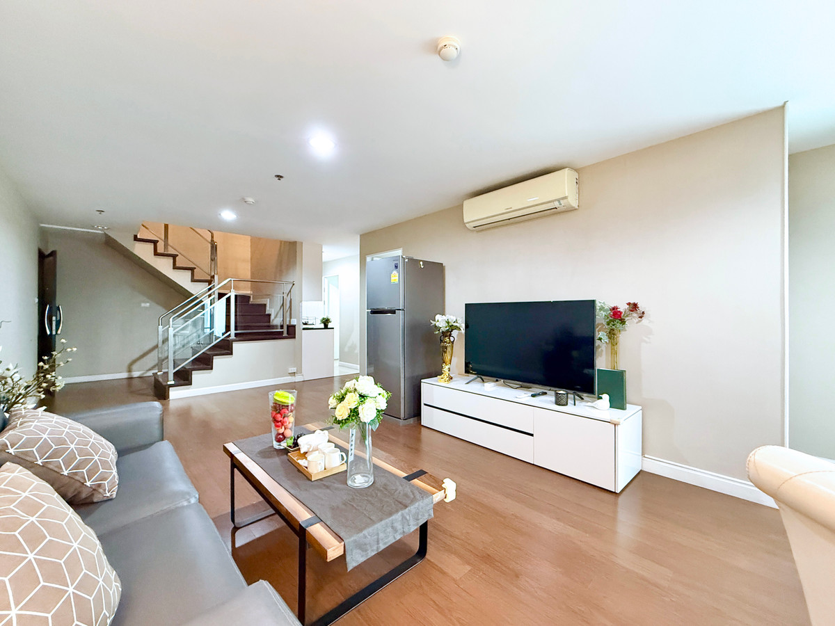 🚀 Belle Grand Rama 9 - Duplex 141 sq m. 3 bedrooms, 3 bathrooms, garden view 092-545-6151 (Team)