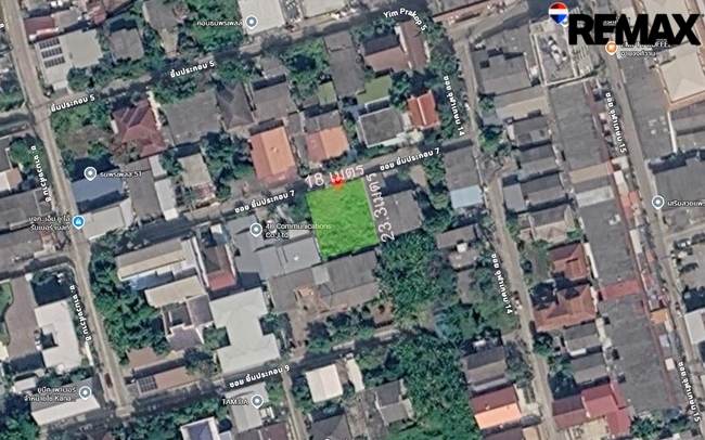 Land for sale, 117 square wah, already filled, Soi Ngamwongwan 18, behind The Mall. There are many ways to enter and exit. – รูปที่ 2