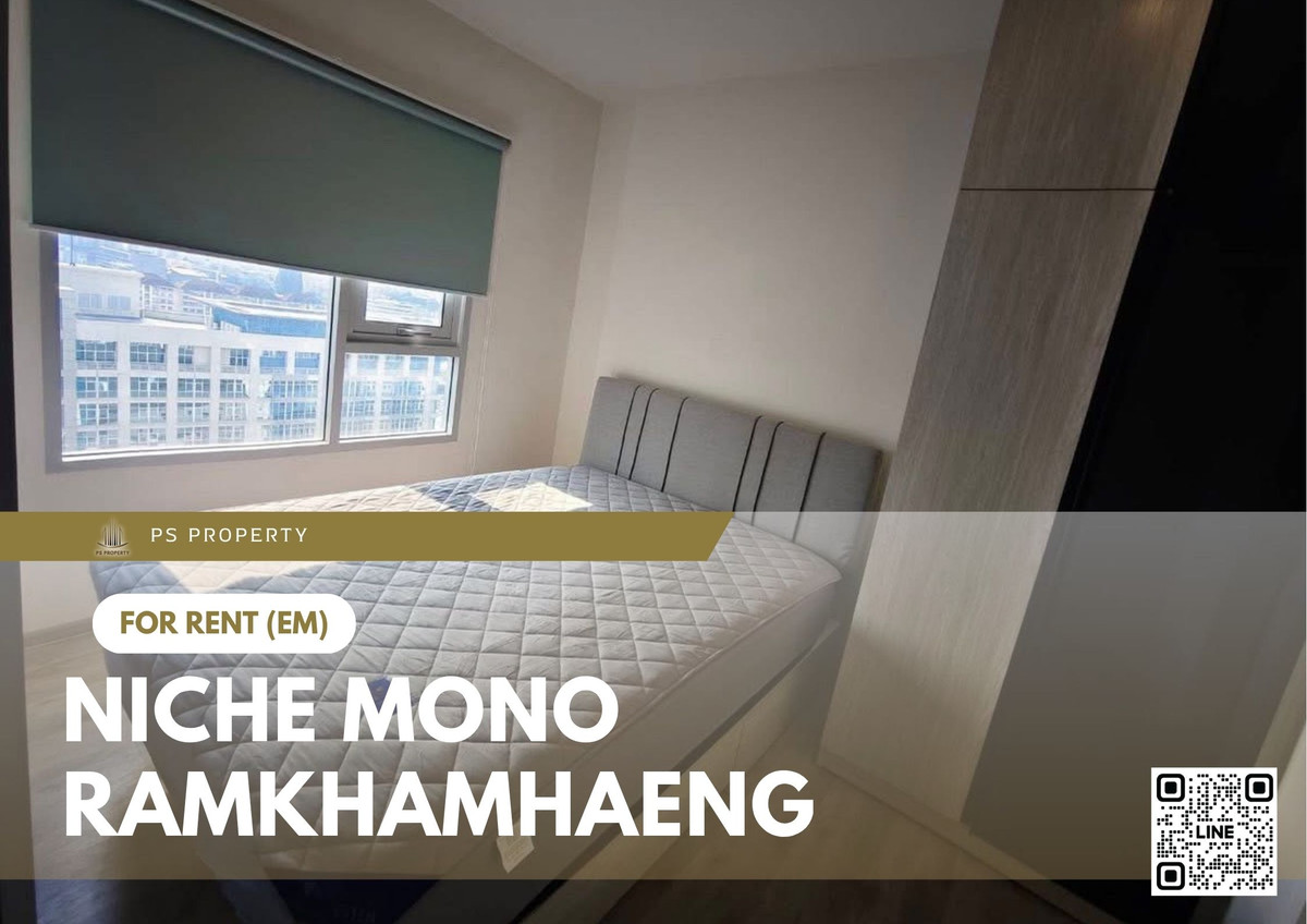 For Rent ✨ Niche Mono Ramkhamhaeng ✨ Fully furnished with appliances. Near The Mall Bangkapi. For Rent ✨ Niche Mono Ramkhamhaeng ✨ Fully furnished with appliances. Near The Mall Bangkapi.