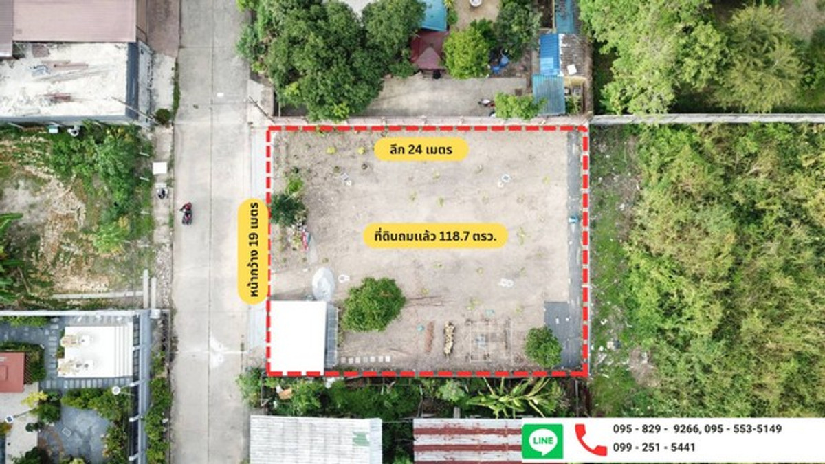 ขายที่ดินแปลงสวยถมและล้อมรั้วแล้ว 118.7 ตรว.เทิดราชัน 3 แขวงสีกัน เขตดอนเมือง กรุงเทพฯ – รูปที่ 3