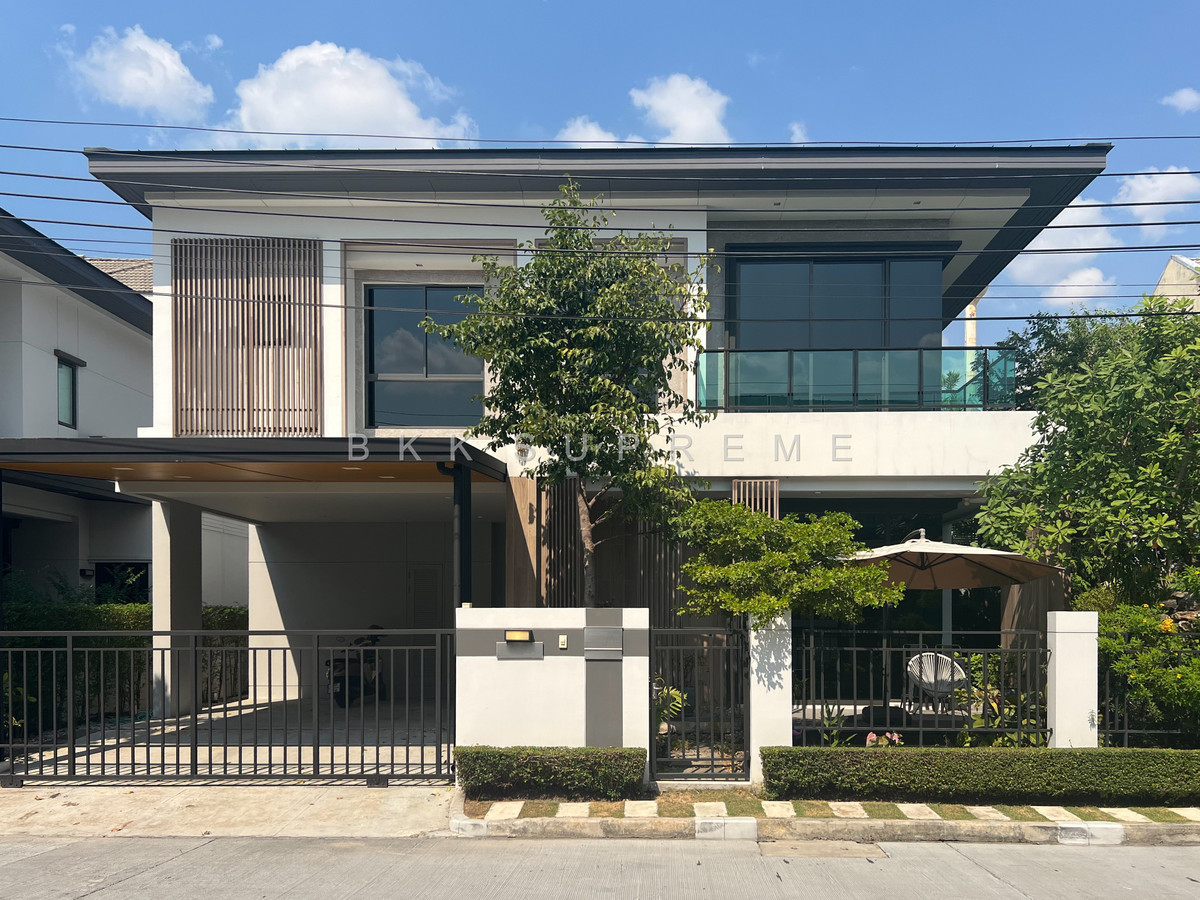 (For rent) ** Single house, Bangkok Boulevard, Don Mueang-Chaengwattana. Single-detached house decorated with additions throughout the house**