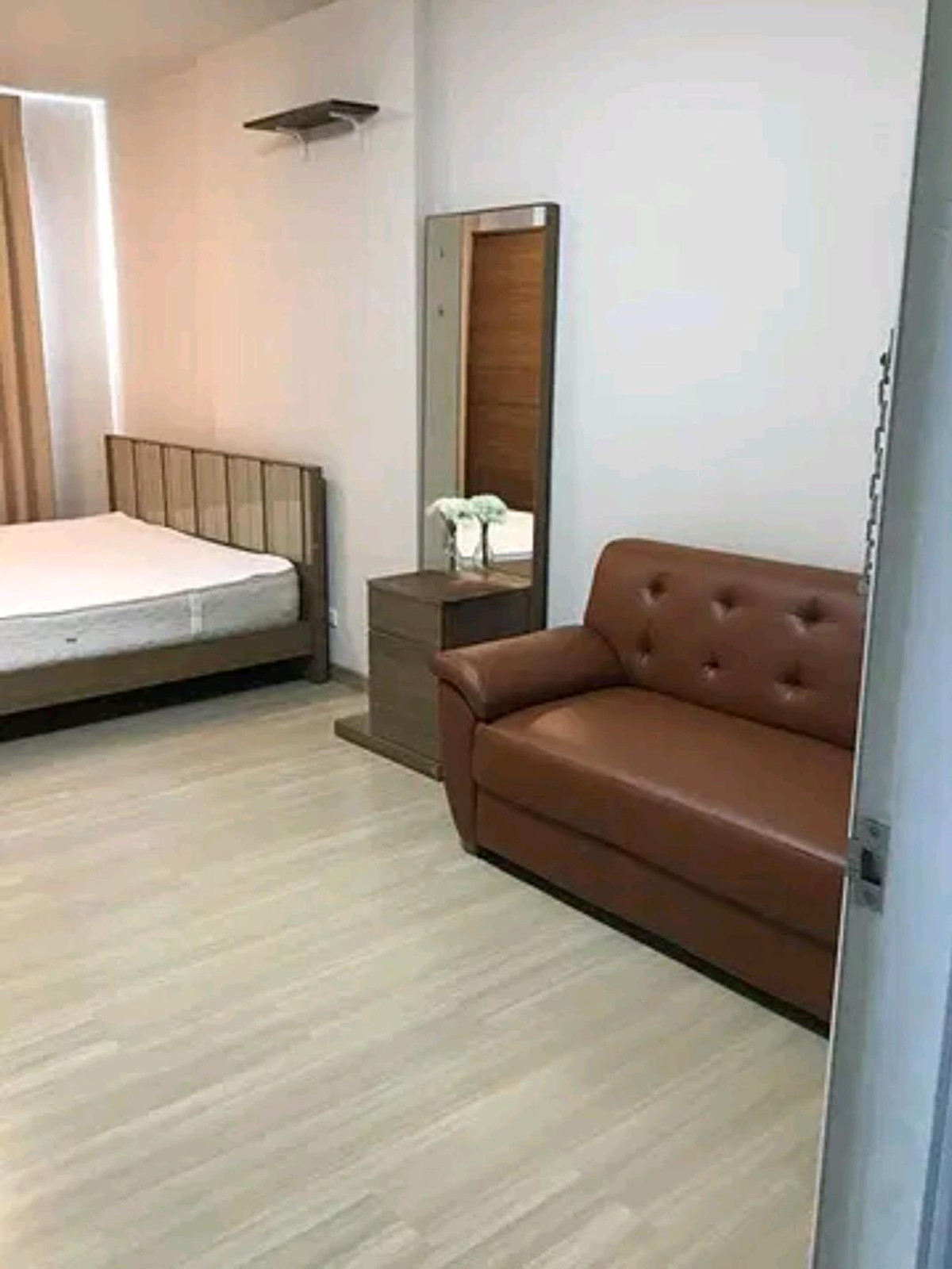 For rent: Plum Condo, Plum Condo Nawamin, Building A, next to Lotus Head Office. Fully furnished, ready to move in immediately, 7,000 baht per month. – รูปที่ 2