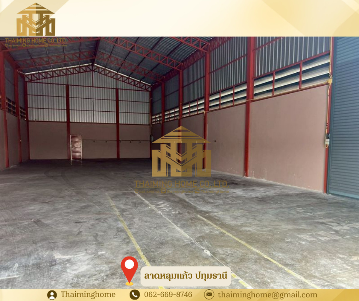 ให้เช่าโกดัง/โรงงาน พร้อมใช้งาน ลาดหลุมแก้ว ปทุมธานี (TW8-17226) – รูปที่ 3