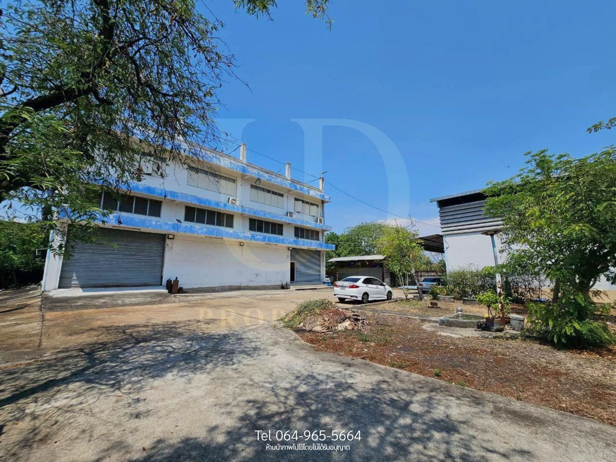 [For rent] Factory/warehouse 600 sq m. Real purple area! Registered for Ror.4, location Thian Talay 9, connected to Rama IX. 2 Answers the needs of every industrial business In a potential location that has registered a R.N.4 license immediately! The buil