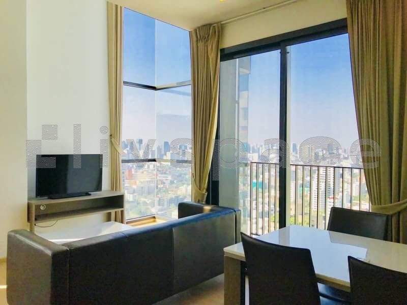▚ L06CMKツ ให้เช่า: HQ Thonglor 1 Bed Duplex 84.5ตร.ม. Rare Unit ห้องมุม วิว 3 ทิศ ระเบียงกว้าง พร้อมอยู่✨ – รูปที่ 3