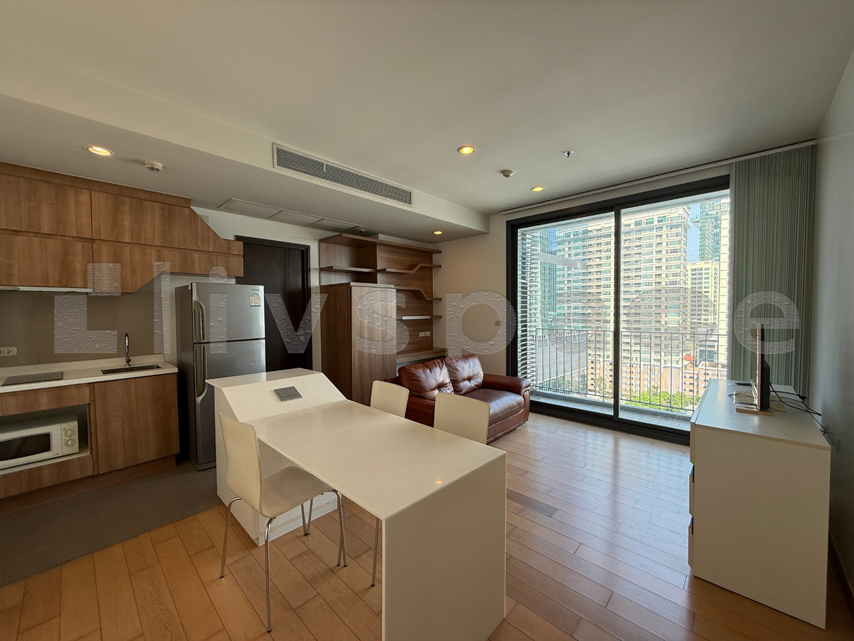 ▚ LI123ツ FOR RENT: Pyne By Sansiri 1BR 45sqm. 29K ✨ High Floor, Pool View, 0m. from BTS Ratchathewi 🏙️