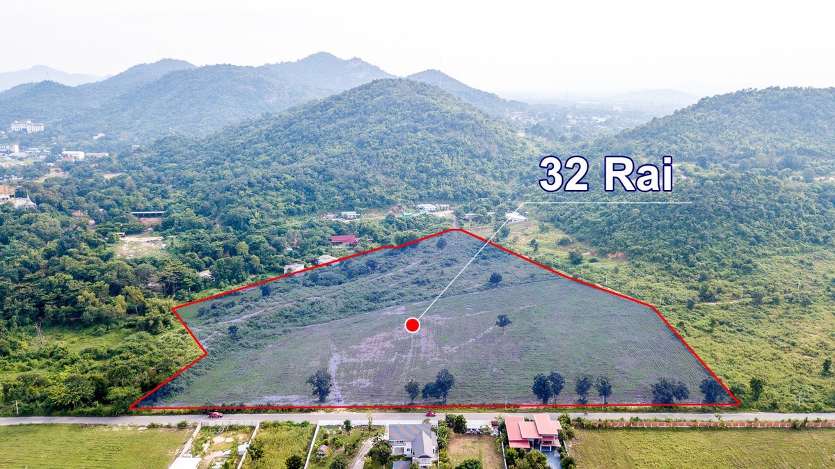 ที่ดินหัวหิน 32 ไร่ ทำเลศักยภาพ วิวภูเขา ใกล้เมือง เหมาะพัฒนาโครงการหรู / Wellness / Pool Villa – รูปที่ 2
