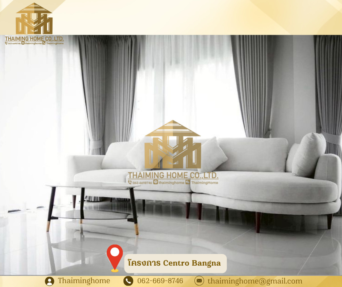 ให้เช่า บ้านเดี่ยว Centro Bangna (โครงการใหม่) เฟอร์ครบ 4นอน 4น้ำ 1ห้องพักผ่อน  – รูปที่ 4