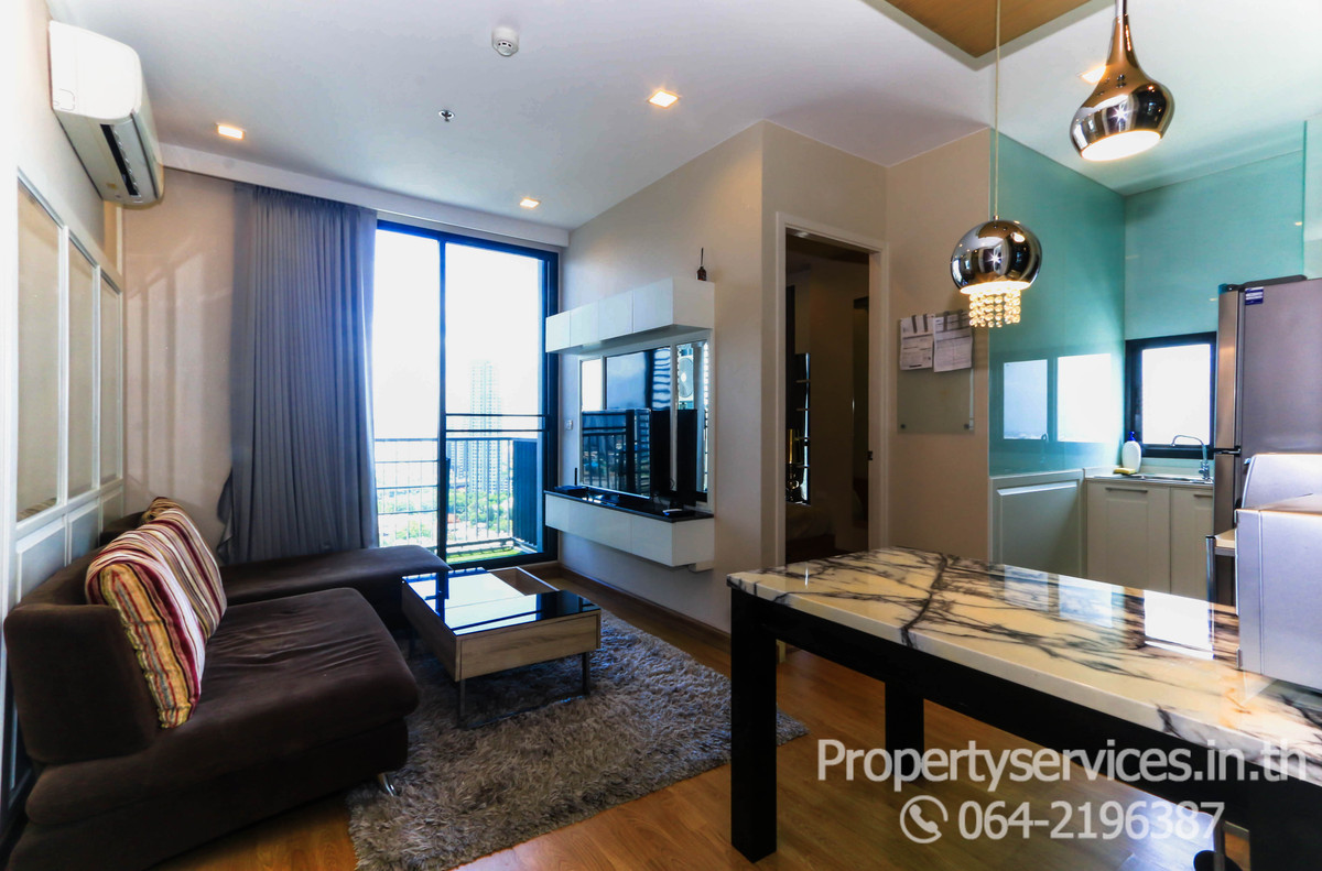 For rent, Q House Condo Sukhumvit 79, 2 bedrooms, ready to move in.
