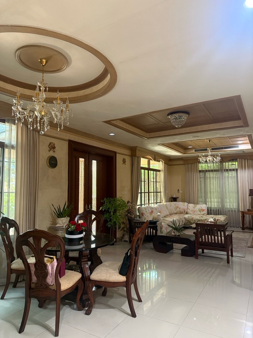 House for rent 🔥 Large detached house, 4 bedrooms, 5 bathrooms, with furniture. Near Suvarnabhumi Airport 15 minutes 🥰📍 – รูปที่ 2