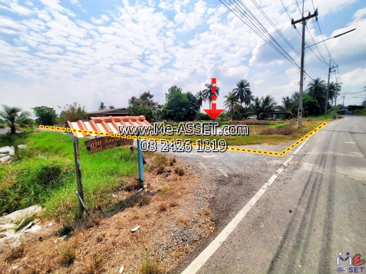 🌳 20-Rai Prime Agricultural Land 📍 Lan Tak Fa, Nakhon Pathom. 3-sided road access, canal-side, near M81 Motorway (Dao Thong) & Orange Coffee. Perfect for investment (NN-91426) – รูปที่ 2