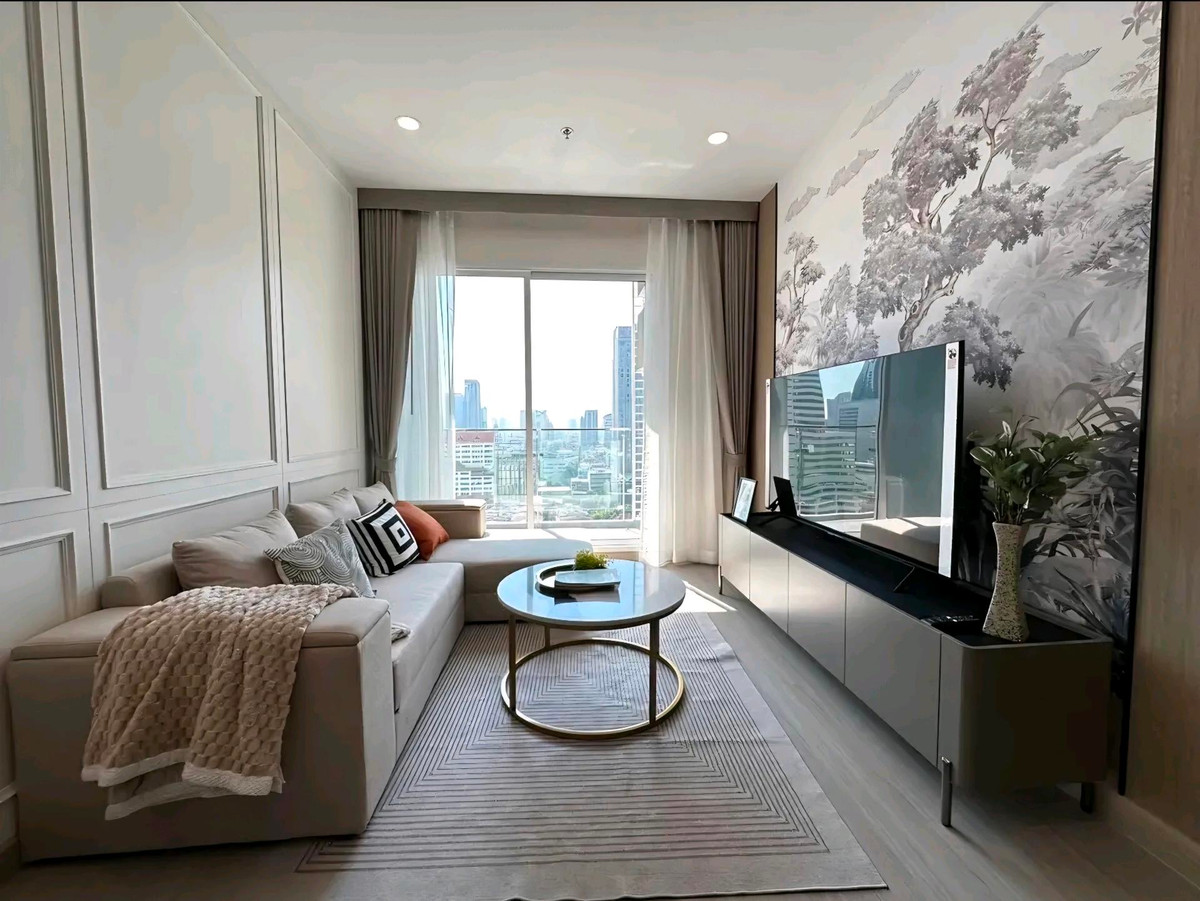 (For Sale🔥) 📍Supalai Premier Siphraya-Samyan | 2B2B 73sq.m. Beautifully decorated | 2-BR condo near Chula and MRT Samyan