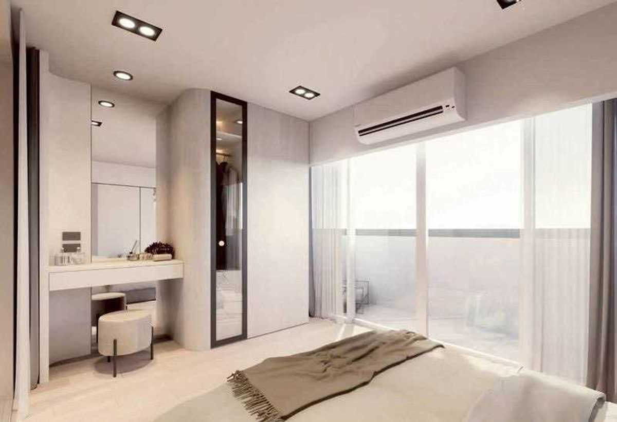 ขายคอนโดทำเลทอง ชมดอยคอนโด ( ตึกเหลี่ยม )ขนาด 35ตรม. ห้องตกแต่งหรูสไตล์ Modern Homey – รูปที่ 3