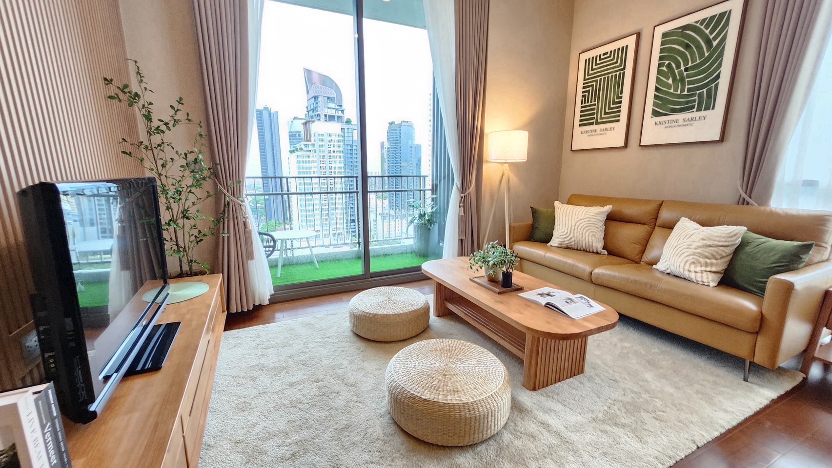 🔥Rent at  Quattro By Sansiri 🔥2BR 2BR 🔥75,000🔥82sqm 🔥Floor19