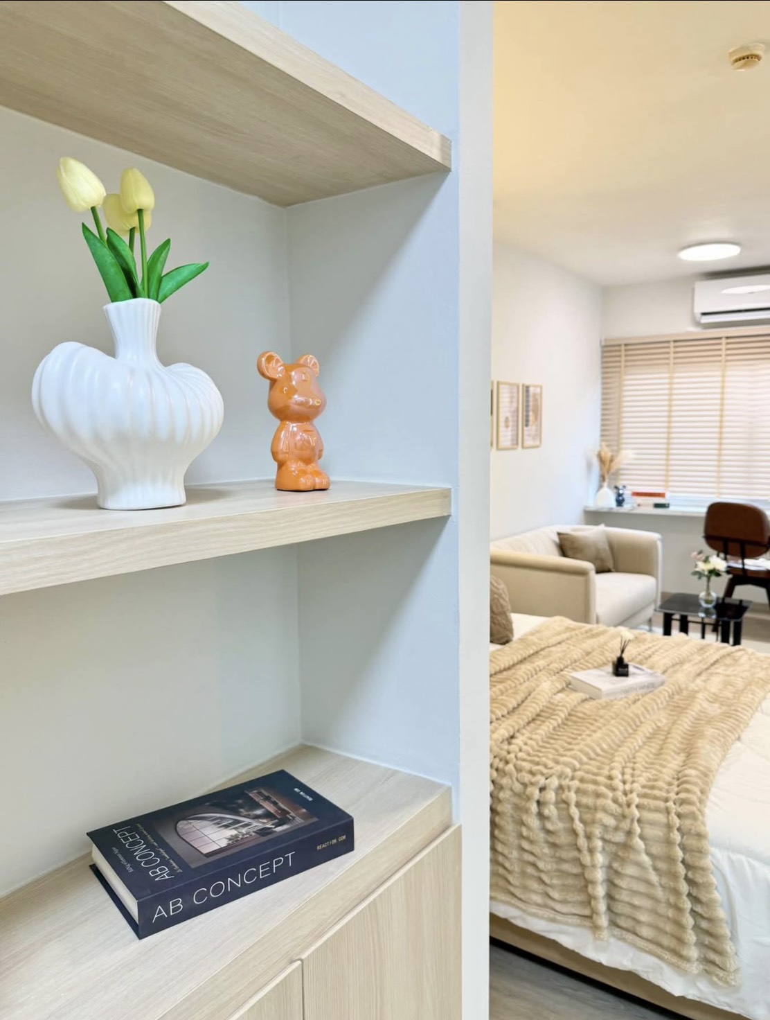 ห้องรีโนเวทใหม่ บิ้วอินใหม่ทั้งห้อง ⭐A Space Sukhumvit 77 (เอ สเปซ สุขุมวิท 77) – รูปที่ 4