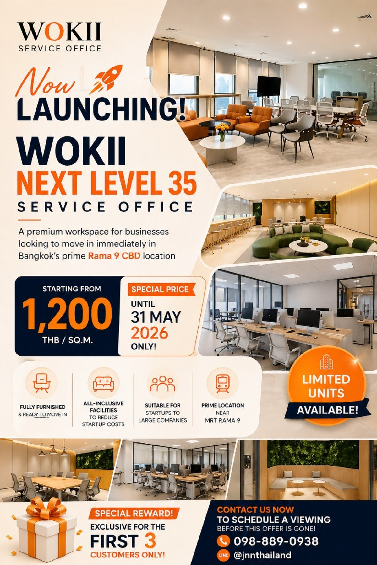 🏢 V.ONE TOWER | Premium Serviced Office Rama 9 ✨ High-end ready-to-use office in the heart of New CBD. 🏢 V.ONE TOWER | Premium Serviced Office Rama 9 ✨ High-end ready-to-use office in the heart of New CBD.
