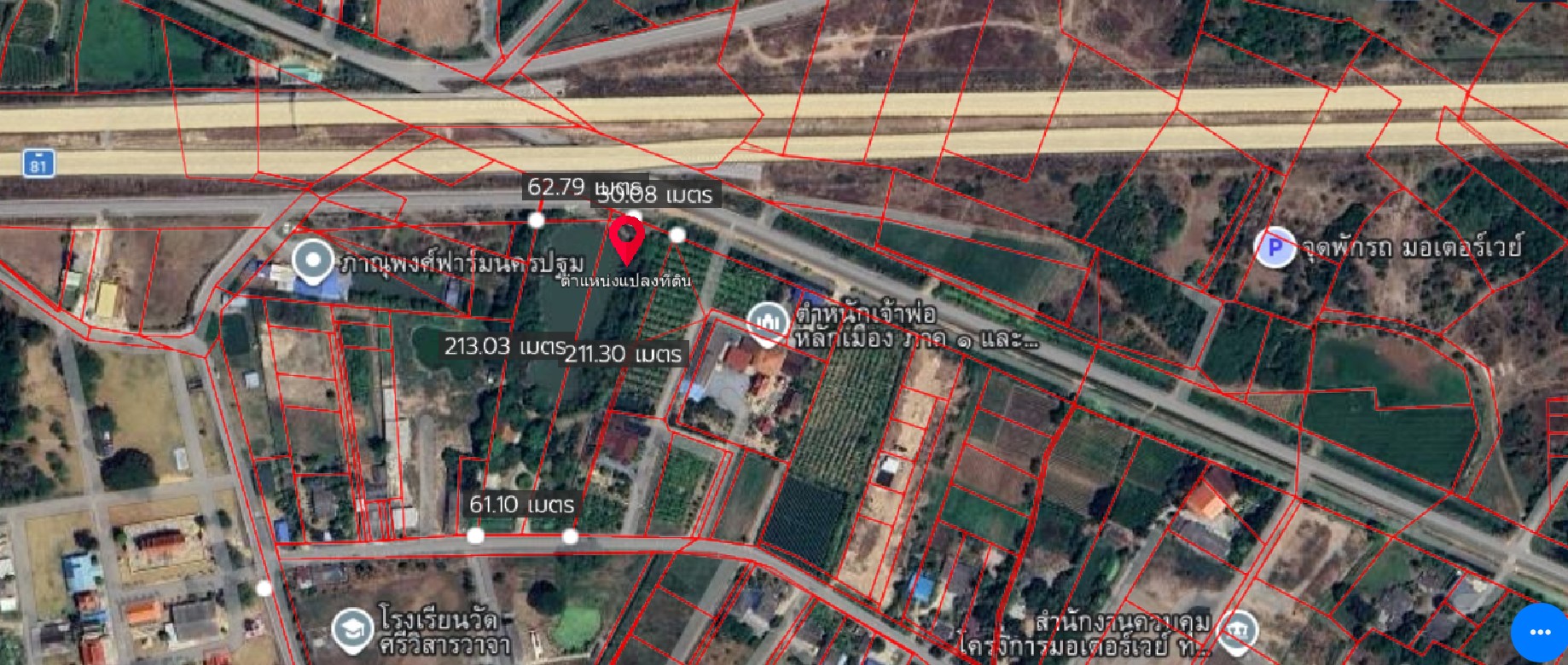  Beautiful land for sale in a prime location, near the expressway, Motorway M81 Bang Yai-Kanchanaburi. – รูปที่ 4
