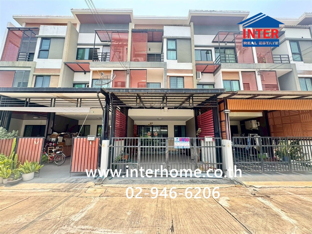 Townhouse, 3 floors, 20.3 sq m, The Idol Village 2, Phetkasem 68, Soi Phetkasem 68, Intersection 14, Phetkasem 68 Road, Bang Khae District, Bangkok.