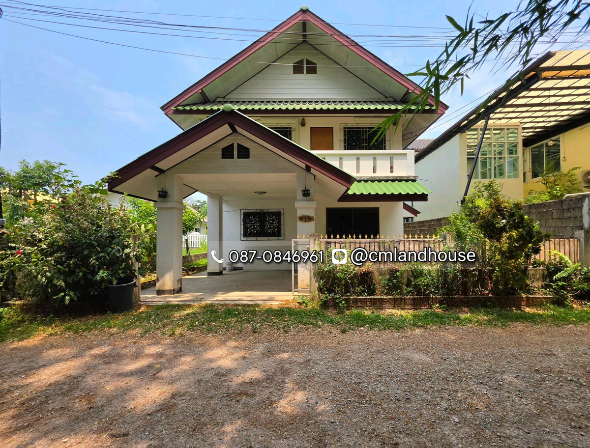 บา้นเดี่ยว ต.สุเทพ อ.เมือง ใกล้ มช. ที่สุด แค่ 1.5 กม. ใกล้วัดอุโมงค์ ใกล้ร้านบ้านข้างวัด ใกล้ ถ.คันคลอง 700 ม. ใกล้สนามบิน 3.5 กม. ท่ามกลางร้านอาหาร คาเฟ่ชื่อดังมากมาย ทำเป็นบ้าน airbnb ได้
