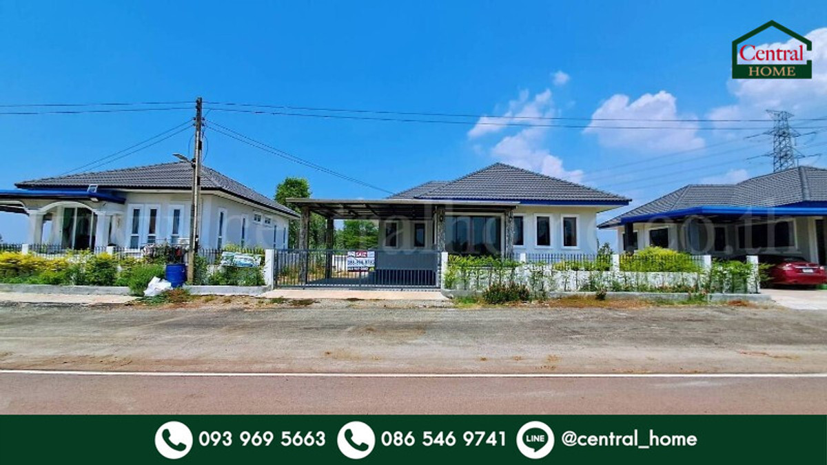 Beautiful detached house, Sai Chon Village, Chachoengsao, newly built, premium materials. Near Gateway Settlement