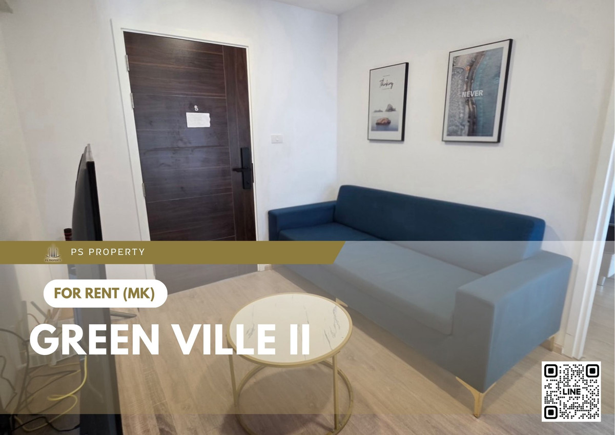 For Rent 📍 Green Ville II 📍 2 Bedrooms, Fully Furnished and Equipped with Appliances, near BTS Punnawithi. For Rent 📍 Green Ville II 📍 2 Bedrooms, Fully Furnished and Equipped with Appliances, near BTS Punnawithi.