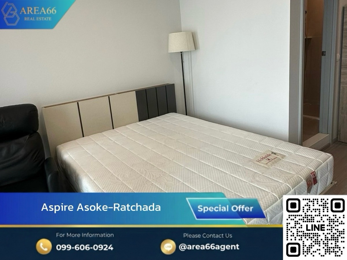 🔥Buy today, future profit, room, potential location, attractive price.Aspire Asoke - Ratchada